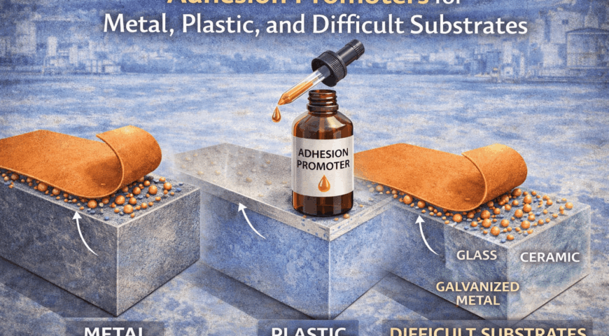 Adhesion Promoters for Metal, Plastic, and Difficult Substrates in Industrial Coatings