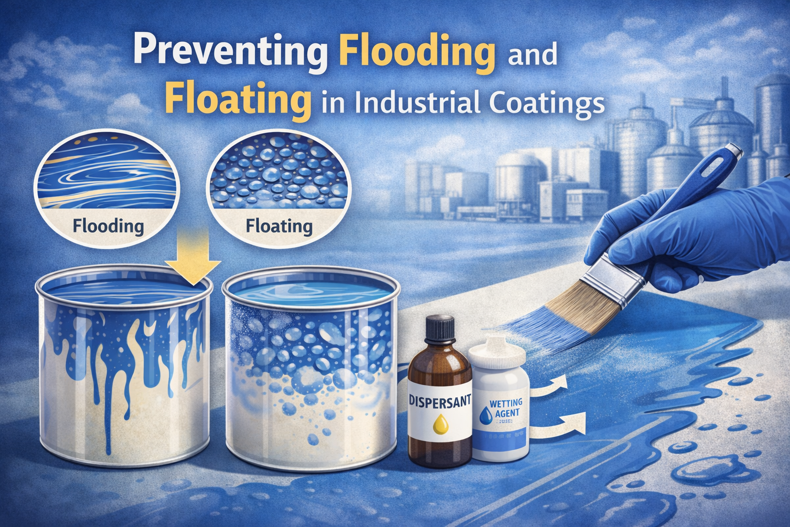 Preventing Flooding and Floating in Industrial Coatings | RSA