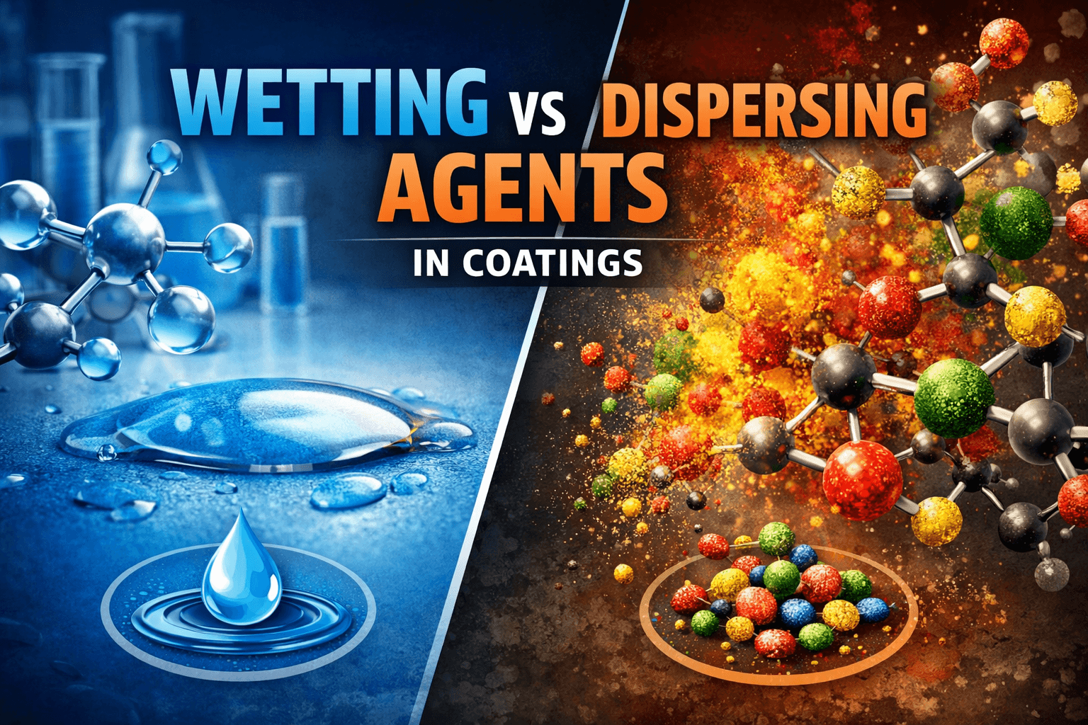 Wetting vs Dispersing Agents in Coatings | Key Differences