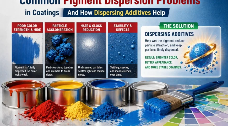Common Pigment Dispersion Problems in Coatings and How Dispersing Additives Help