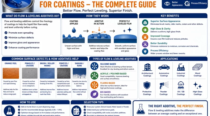 Flow and Leveling Additives for Coatings: Complete Guide