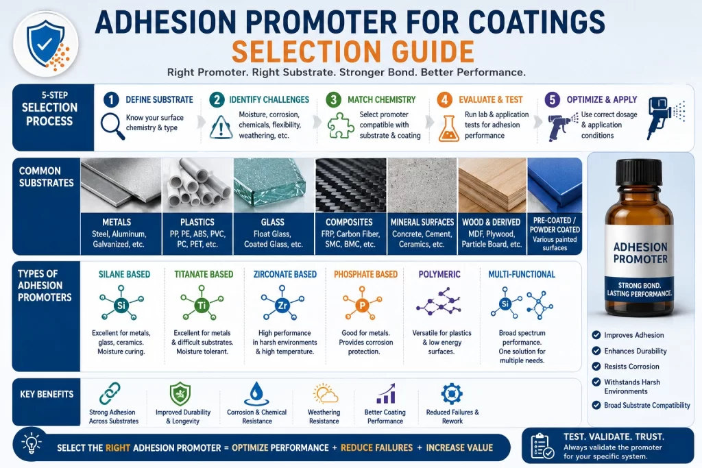 How to Select the Right Adhesion Promoter for Industrial Coatings
