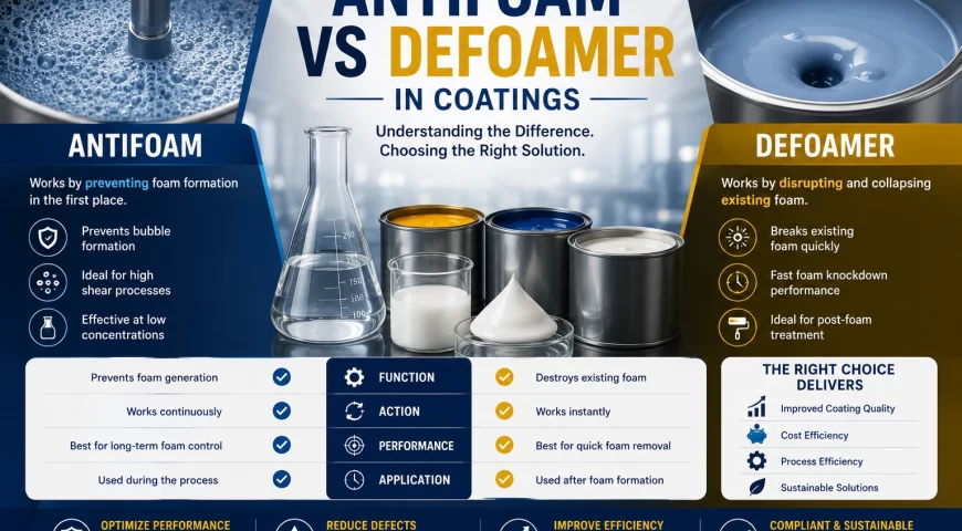 Antifoam vs Defoamer in Coatings | Key Difference Explained