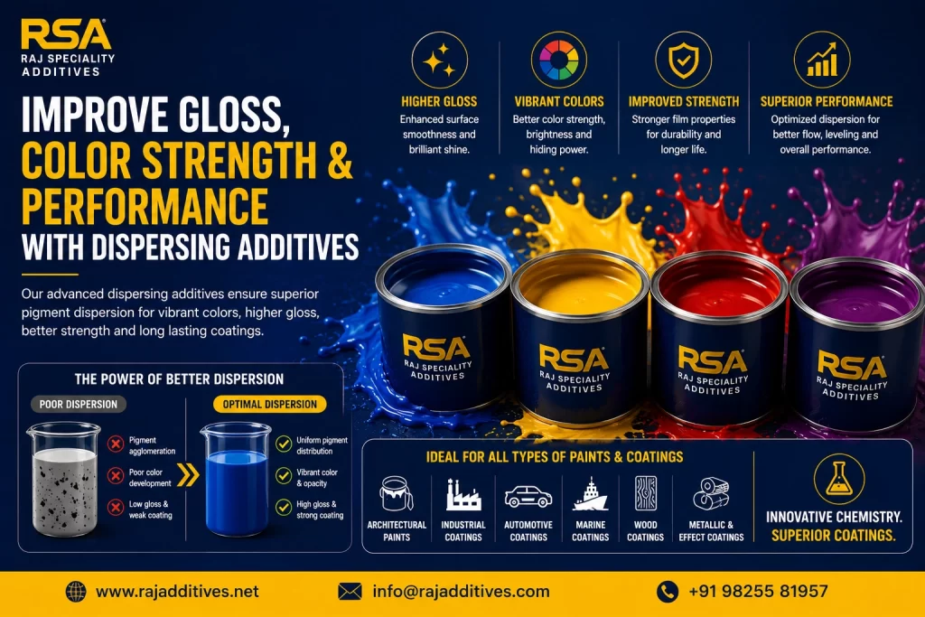 Improve Gloss & Color Strength in Paints | Dispersing Additives