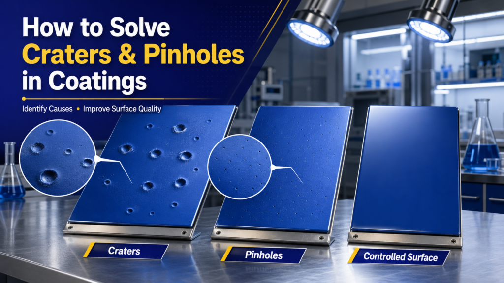 How to Solve Craters and Pinholes in Coatings