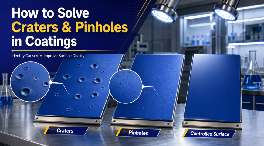 How to Solve Craters and Pinholes in Coatings